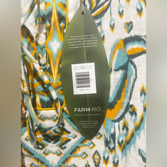 Farm Rio Boho Printed Long-Sleeve Romper | Size Medium - Picture 9 of 9